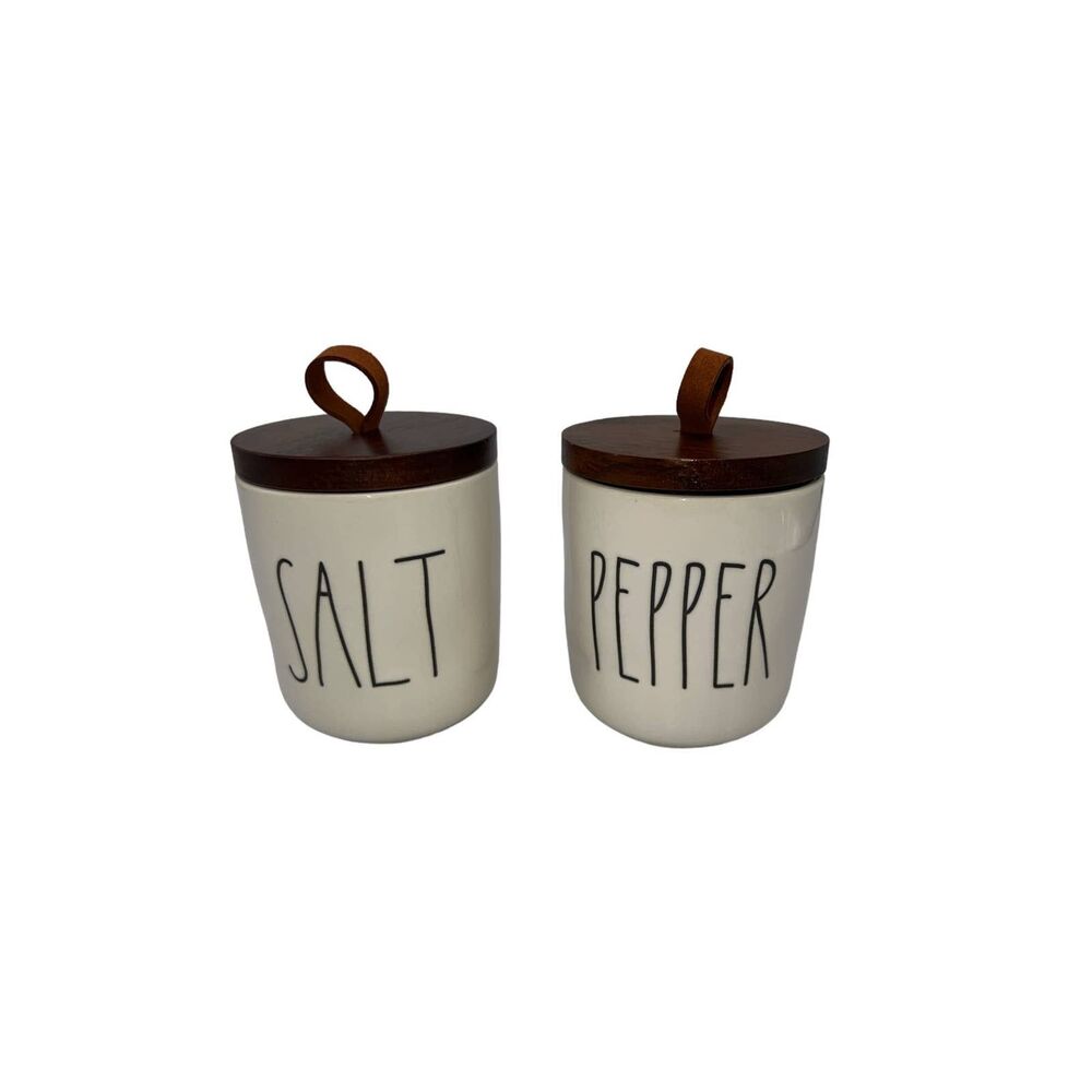 Rae Dunn Salt and Pepper Canisters
